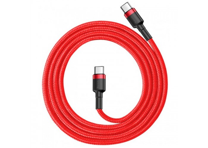 Дата кабель Baseus Cafule Type-C to Type-C PD2.0 60W (2m) (CATKLF-H)
