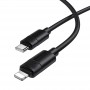 Дата кабель Borofone BX123 Leya Type-C to Lightning 30W (1m)