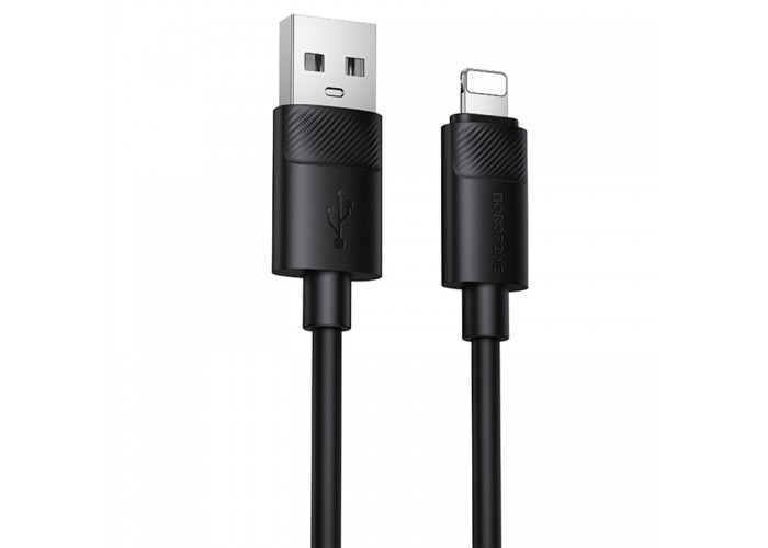 Дата кабель Borofone BX123 Leya USB to Lightning 12W (1m)