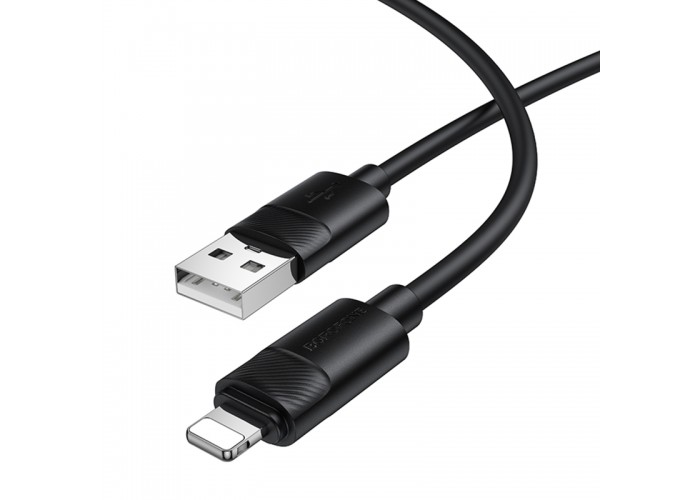 Дата кабель Borofone BX123 Leya USB to Lightning 12W (1m)