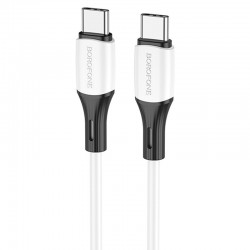 Дата кабель Borofone BX79 Type-C to Type-C 60W (1m)  Білий - 00000057079_1