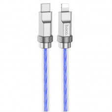 Дата кабель Hoco U113 Solid 20W Type-C to Lightning (1m)  Blue - 00000069089_1