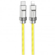 Дата кабель Hoco U113 Solid 20W Type-C to Lightning (1m)  Gold - 00000069089_2