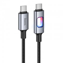 Дата кабель Hoco U144 New Type-C to Type-C 60W (1.2m)  Black - 00000081782_1