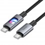 Дата кабель Hoco U144 New Type-C to Type-C 60W (1.2m)