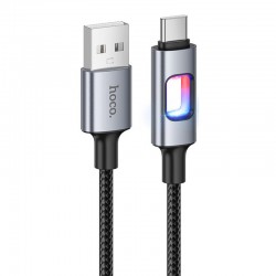 Дата кабель Hoco U144 New USB to Type-C 3A (1.2m)  Black - 00000081785_1