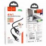 Дата кабель Hoco U95 Freeway 4in1 USB/Type-C to Type-C/Lightning 60W (1.2m)