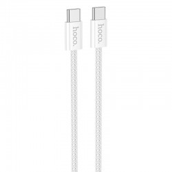Дата кабель Hoco X104 Source 60W Type-C to Type-C (2m)  White - 00000069085_2