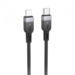 Дата кабель Hoco X109 Energy silicone Type-C to Lightning (1m)  Black - 00000077113_1