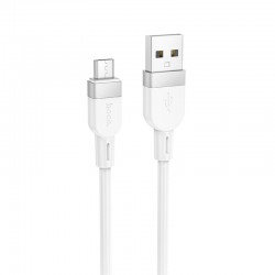 Дата кабель Hoco X109 Energy silicone USB to MicroUSB (1m)  White - 00000077107_2