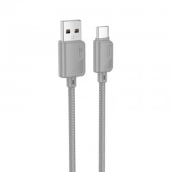 Дата кабель Hoco X113 Beneficio USB to Type-C (1m)  Gray - 00000077106_1
