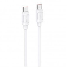 Дата кабель Hoco X115 Surpass Type-C to Type-C 240W (1m)  White - 00000078742_2
