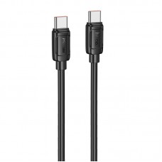 Дата кабель Hoco X115 Surpass Type-C to Type-C 240W (1m)  Black - 00000078742_1