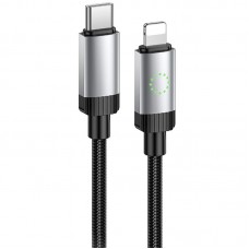 Дата кабель Hoco X117 Star Type-C to Lightning 27W (1m)  Black - 00000079083_2