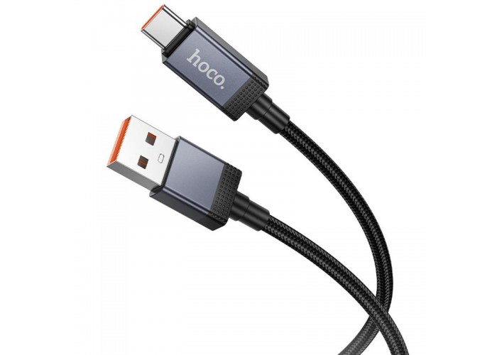 Дата кабель Hoco X118 Generous with display USB to Type-C 5A (1m)