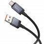 Дата кабель Hoco X118 Generous with display USB to Type-C 5A (1m)