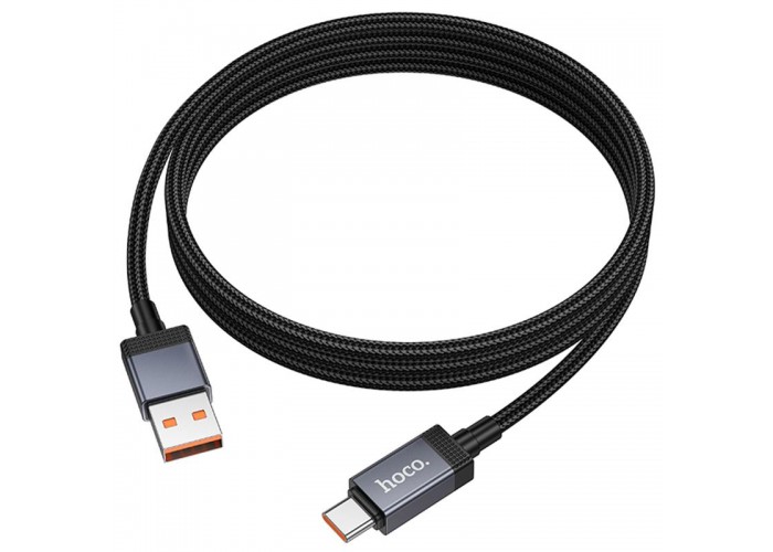 Дата кабель Hoco X118 Generous with display USB to Type-C 5A (1m)