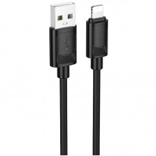 Дата кабель Hoco X122 Benefit USB to Lightning 2.4A (1m)  Black - 00000085494_2