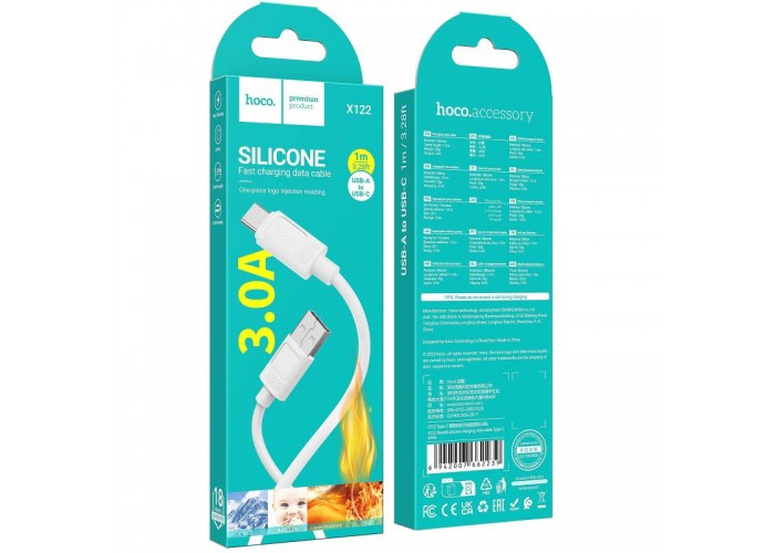 Дата кабель Hoco X122 Benefit USB to Type-C 3A (1m)