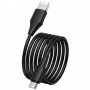 Дата кабель Hoco X124 Bien silicone USB to Type-C 3A (1m)