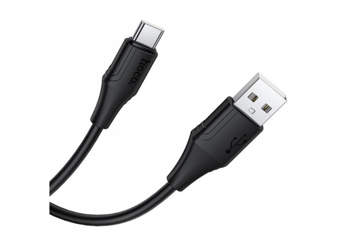 Дата кабель Hoco X124 Bien silicone USB to Type-C 3A (1m)