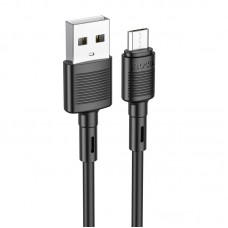 Дата кабель Hoco X83 Victory USB to MicroUSB (1m)  Black - 00000066077_1
