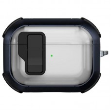 Футляр протиударний Locking Button для навушників Airpods Pro 2 / Pro  Blue - 00000079160_3