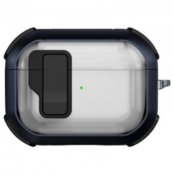 Футляр протиударний Locking Button для навушників Airpods Pro 2 / Pro  Blue - 00000079160_3