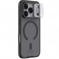 Карбонова накладка Nillkin CamShield Pro Magnetic для Apple iPhone 17 Pro (6.3")  Transparent black - 00000081043_2