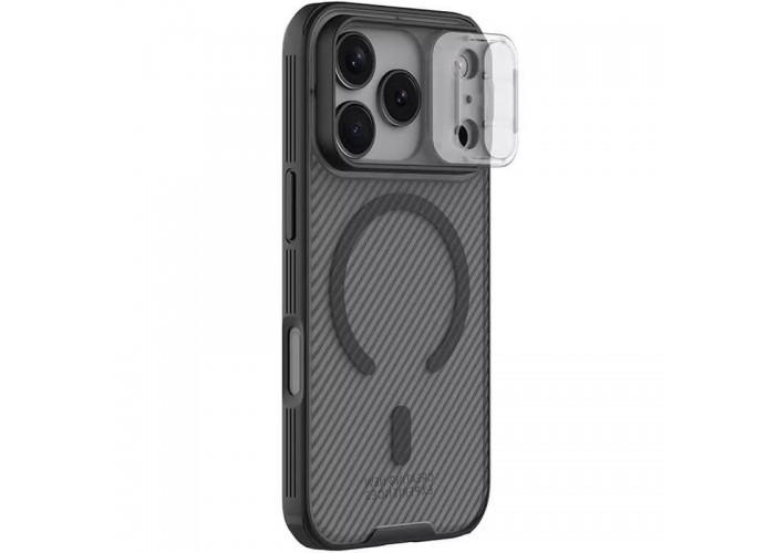 Карбонова накладка Nillkin CamShield Pro Magnetic для Apple iPhone 17 Pro (6.3
