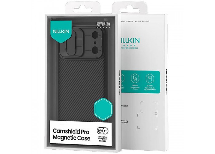Карбонова накладка Nillkin CamShield Pro Magnetic для Apple iPhone 17 Pro (6.3