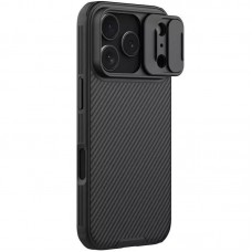 Карбонова накладка Nillkin CamShield Pro Magnetic для Apple iPhone 17 Pro (6.3")  Black - 00000081043_1