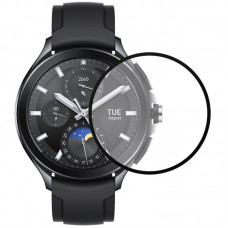 Полімерна плівка 3D (full glue) (тех.пак) для Xiaomi Watch 2 Pro  Чорний - 00000068605_1