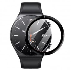 Полімерна плівка 3D (full glue) (тех.пак) для Xiaomi Watch S1  Чорний - 00000057638_1