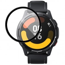 Полімерна плівка 3D (full glue) (тех.пак) для Xiaomi Watch S1 Active  Чорний - 00000057634_1