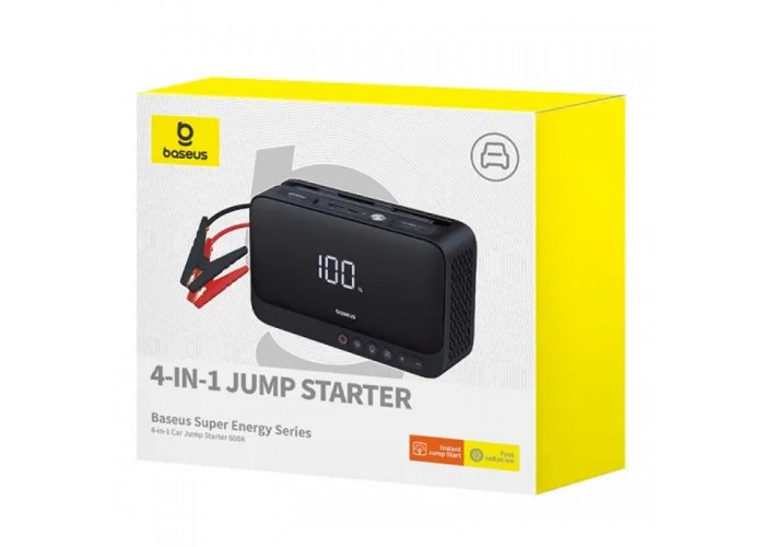 Пусковий пристрій (бустер) для автомобіля Baseus Super Energy 6000 mAh (C00245902111)