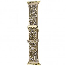 Ремінець Bling World Rock Diamond для Apple Watch 42(ser.1-3)/44/45/46/49mm  Золотий - 00000067897_1