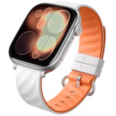 Ремінець BlueO Lollipop Silicone для Apple Watch 42(ser.1-3)/44/45/46/49mm  White Orange - 00000087871_1