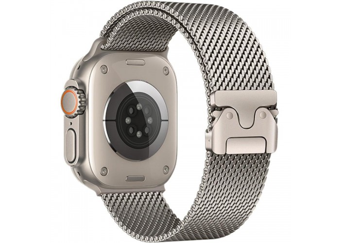 Ремінець Hoco WA33 Original series umbrella buckle Milanese steel strap для Apple watch 44/45/46/49mm