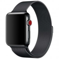 Ремінець Milanese Loop Design для Apple Watch 42(ser.1-3)/44/45/46/49mm  Чорний - 00000021648_3