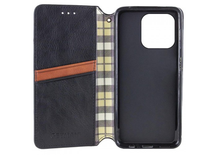 Шкіряний чохол-книжка GETMAN Cubic (PU) для Apple iPhone 13 Pro (6.1