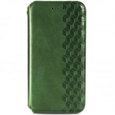 Шкіряний чохол-книжка GETMAN Cubic (PU) для Samsung Galaxy A06  Зелений - 00000074488_1