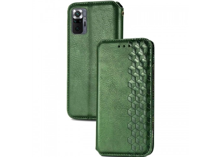 Шкіряний чохол-книжка GETMAN Cubic (PU) для Xiaomi Redmi Note 10 Pro / 10 Pro Max