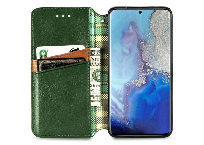 Шкіряний чохол-книжка GETMAN Cubic (PU) для Xiaomi Redmi Note 10 Pro / 10 Pro Max