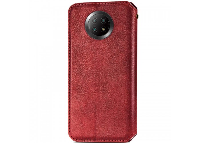 Шкіряний чохол-книжка GETMAN Cubic (PU) для Xiaomi Redmi Note 9 5G / Note 9T