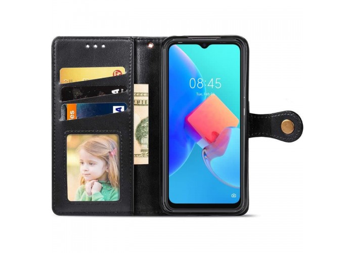 Шкіряний чохол-книжка GETMAN Gallant (PU) для TECNO Spark 8C