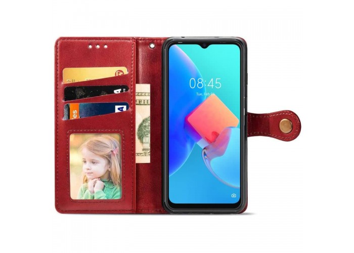 Шкіряний чохол-книжка GETMAN Gallant (PU) для TECNO Spark 8C