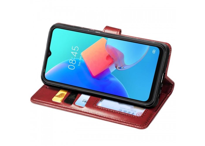 Шкіряний чохол-книжка GETMAN Gallant (PU) для TECNO Spark 8C