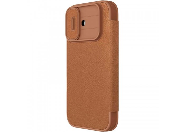 Шкіряний чохол-книжка Nillkin Qin Pro Camshield для Apple iPhone 17 (6.3