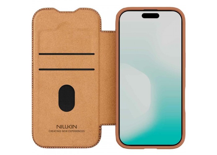 Шкіряний чохол-книжка Nillkin Qin Pro Camshield для Apple iPhone 17 (6.3
